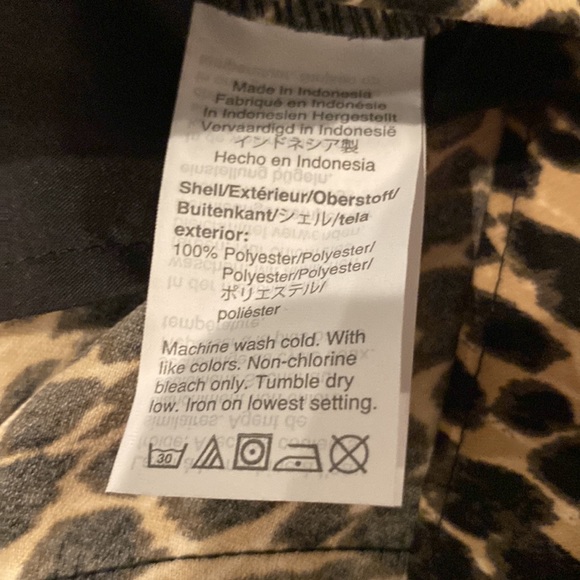 Jcrew Factory Jamie pull on pant in leopard - Picture 6 of 9